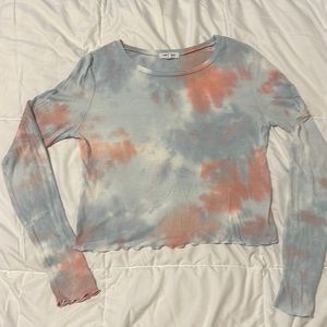 Multi Colored Long Sleeve Cropped
